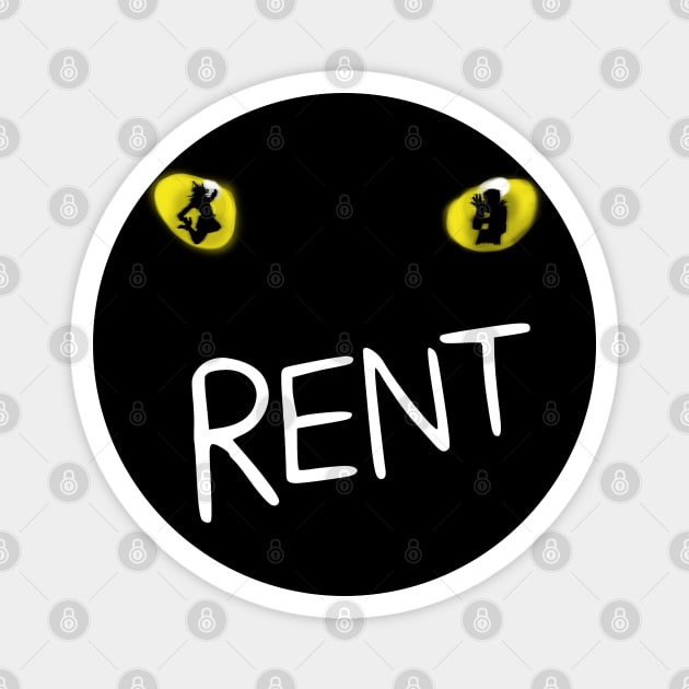 CATS (a la "Rent") (Non-Distressed) Magnet by jywear